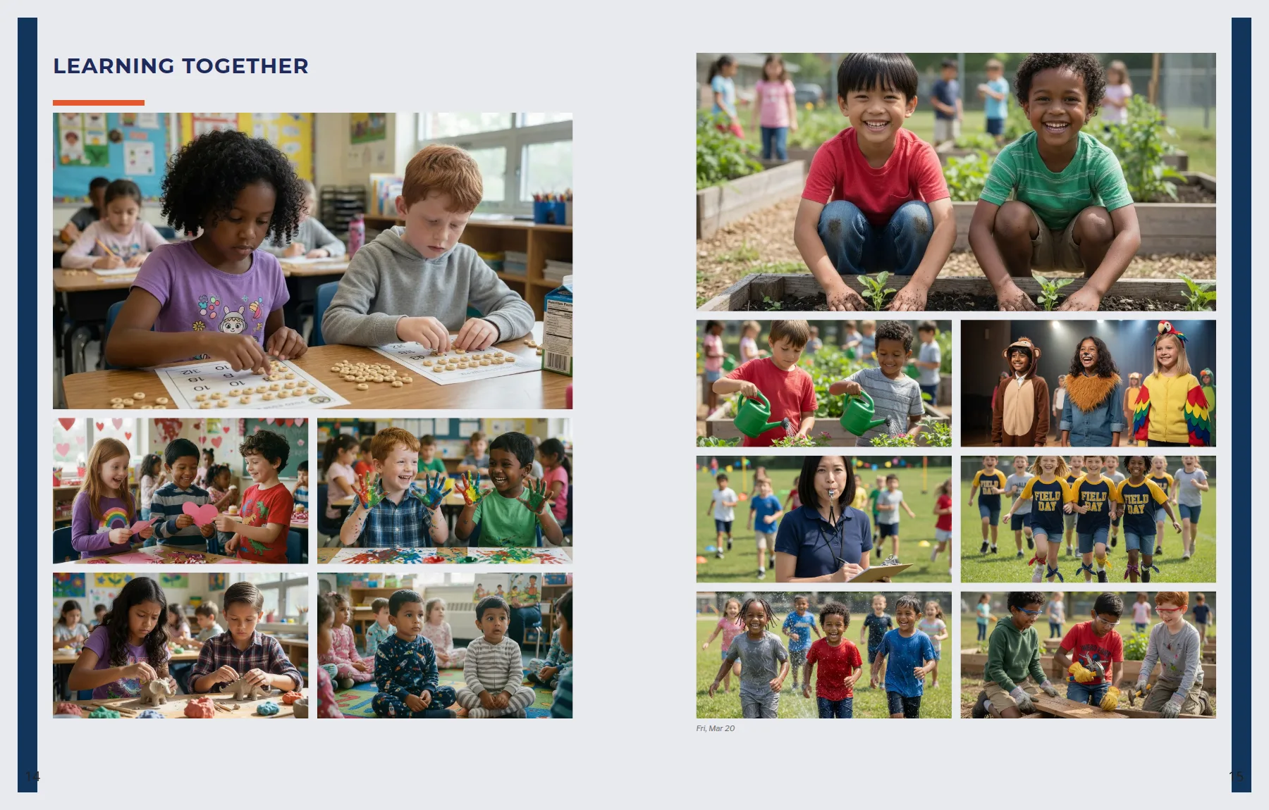 An open yearbook: Learning together and the school garden